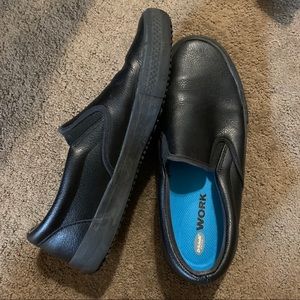 Sketchers For Work Black Shoes Size 9.5
